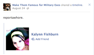Illustration for article titled Women Who Cheat on (or With) Soldiers Get Viciously Outed on Facebook
